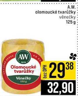 A.W. olomoucké tvarůžky věnečky 125 g