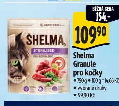 Shelma Granule pro kočky 750g