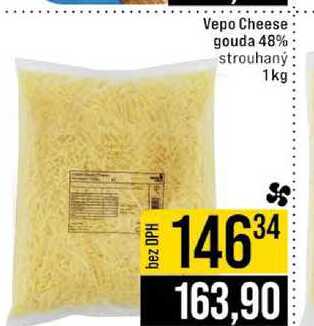 Vepo Cheese gouda 48% strouhaný 1kg