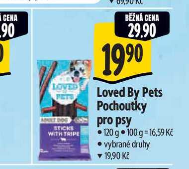 Loved By Pets Pochoutky pro psy 120 g