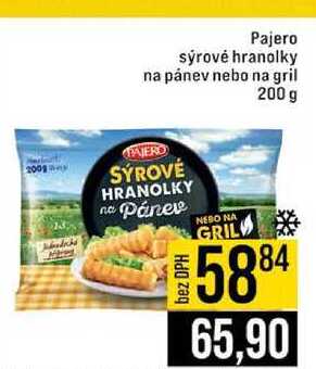 Pajero sýrové hranolky na pánev nebo na gril 200 g
