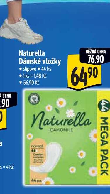 Naturella Dámské vložky slipové 44 ks