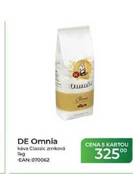 DE Omnia káva Classic zrnková 1kg