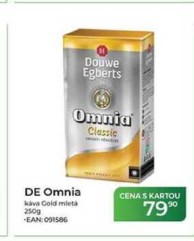 DE Omnia káva Gold mletá 250g