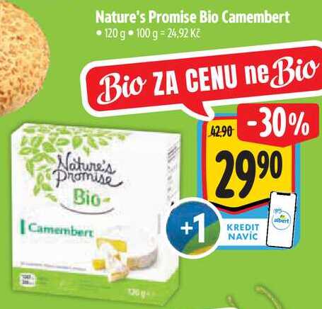 Nature's Promise Bio Camembert, 120 g