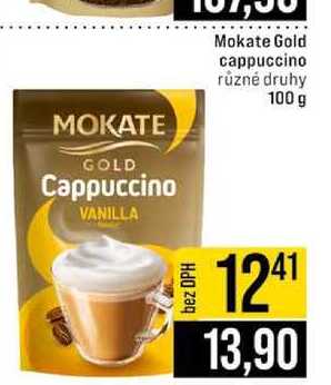 Mokate Gold cappuccino různé druhy 100 g