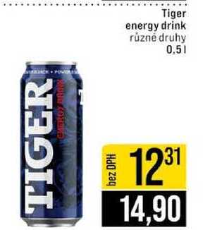 Tiger energy drink různé druhy 0,5l
