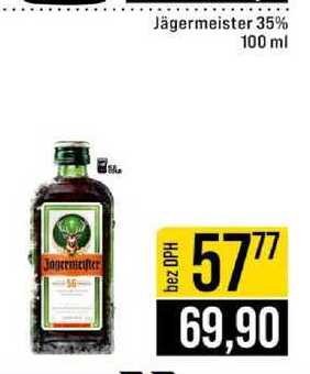 Jägermeister 35% 100 ml