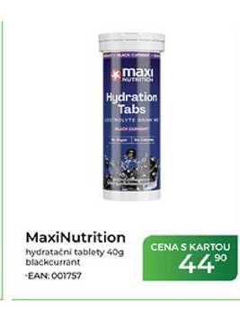 MaxiNutrition hydratační tablety 40g blackcurrant