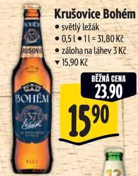 Krušovice Bohém, 0,5 l