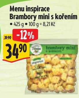 Menu inspirace Brambory mini s kořením, 425 g