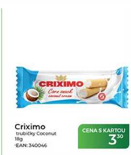 Criximo trubičky Coconut 18g