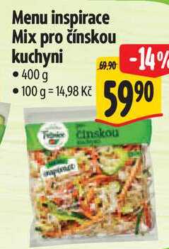 Menu inspirace Mix pro čínskou kuchyn, 400 g
