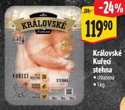 Královské Kuřecí stehna, 1 kg