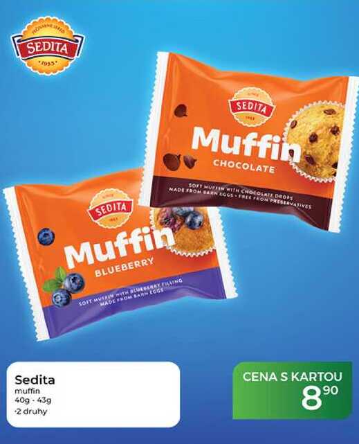 Sedita muffin 40g-43g