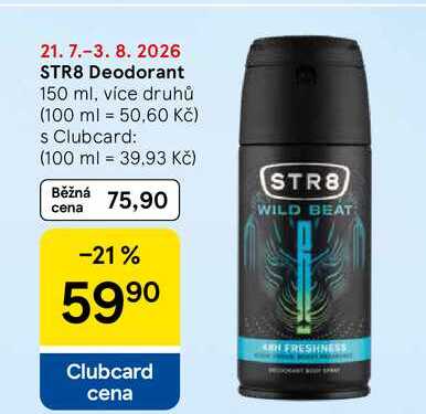 STR8 Deodorant, 150 ml, více druhů