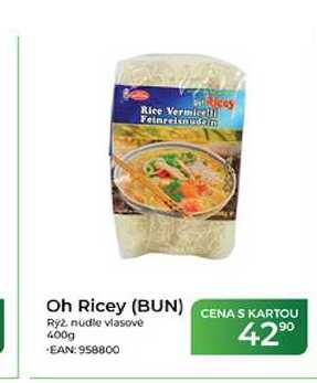 Oh Ricey (BUN) Rýž. nudle vlasové 400g