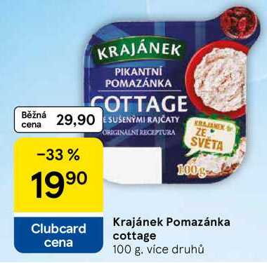 Krajánek Pomazánka cottage, 100 g