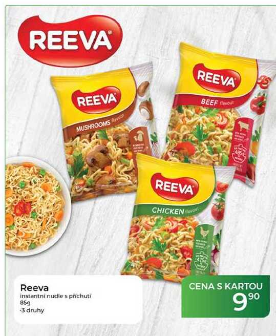 Reeva instantní nudle s příchuti 85g