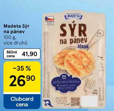 Madeta Sýr na pánev, 100 g