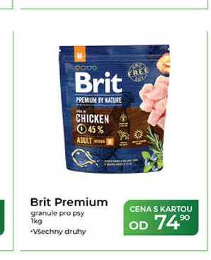 Brit Premium granule pro psy 1kg