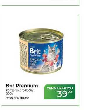 Brit Premium konzerva pro kočky 200g