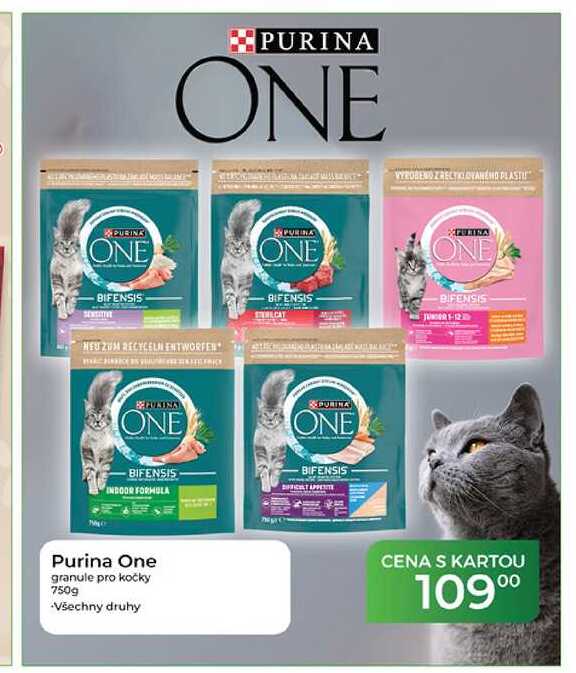 Purina One granule pro kočky 750g