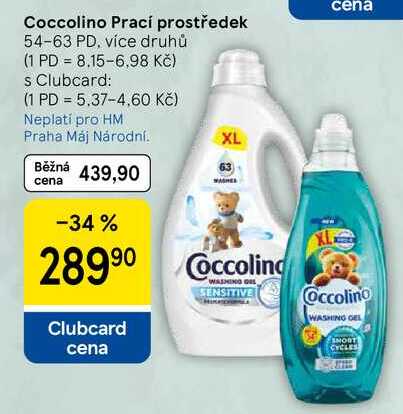 Coccolino Prací prostředek, 54-63 PD, více druhů