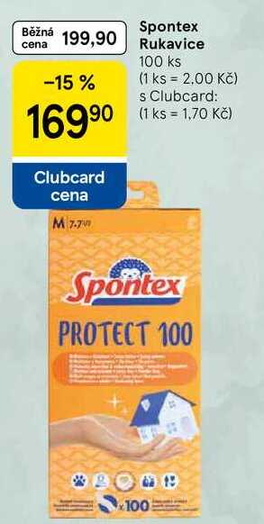 Spontex Rukavice, 100 ks