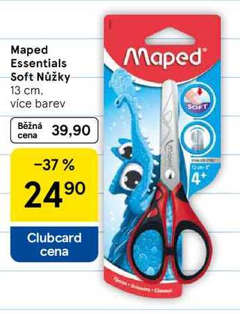 Maped Essentials Soft Nůžky, 13 cm. více barev