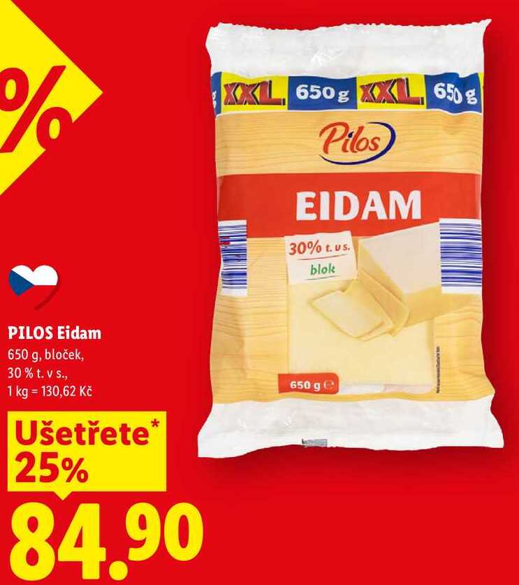 PILOS Eidam, 650 g