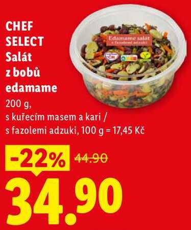 CHEF SELECT Salát z bobů edamame, 200 g