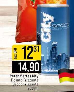 Peter Mertes City Rosato Frizzante Secco Frizzante 200 ml