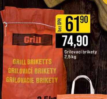 Grilovací brikety 2,5kg