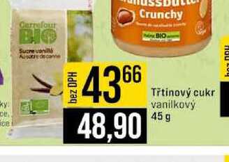 Třtinový cukr vanilkový 45 g