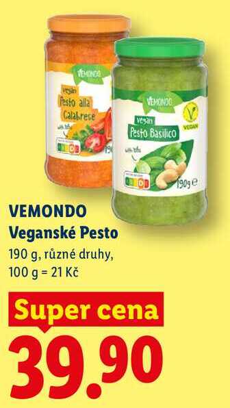 VEMONDO Veganské Pesto, 190 g