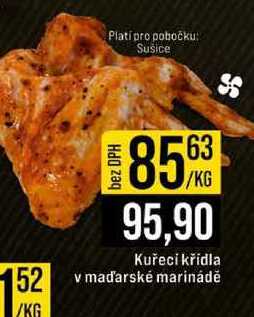 Kuřecí křídla v maďarské marinádě 1kg