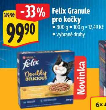 Felix Granule pro kočky, 800 g