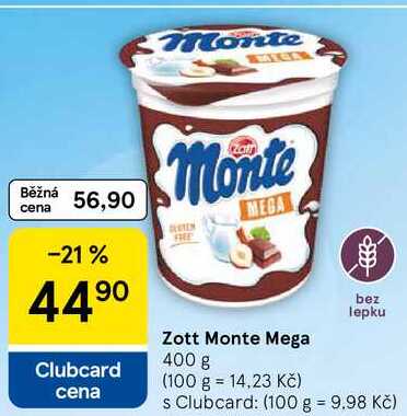 Zott Monte Mega, 400 g