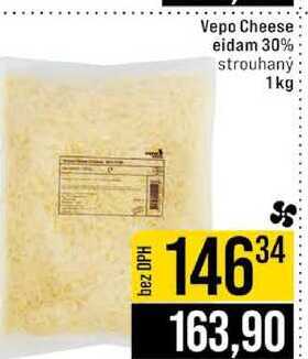 Vepo Cheese eidam 30% strouhaný 1kg