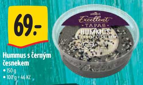 Hummus s černým česnekem, 150 g