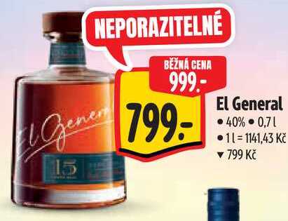 El General, 0,7 l