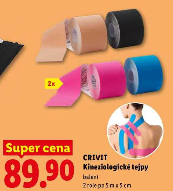 CRIVIT Kineziologické tejp