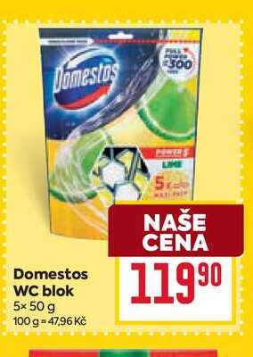 Domestos WC blok 5x 50 g