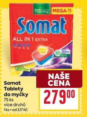 Somat Tablety do myčky 75 ks