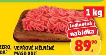 VEPŘOVÉ MĚLNĚNÉ DA MASO XXL, 1 kg