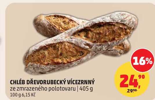 CHLÉB DŘEVORUBECKÝ VÍCEZRNNÝ, 405 g