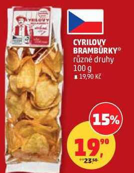 CYRILOVY BRAMBŮRKY různé druhy, 100 g