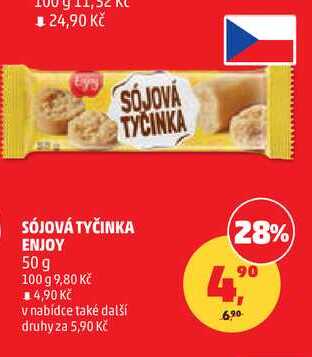 SÓJOVÁ TYČINKA ENJOY, 50 g