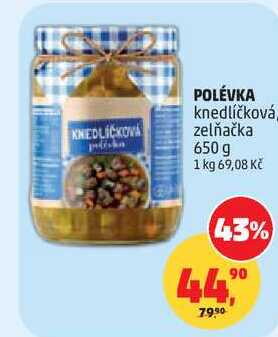 POLÉVKA knedlíčková zelňačka, 650 g